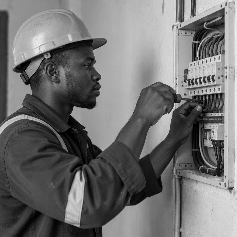 Full house rewiring with new breaker panel.